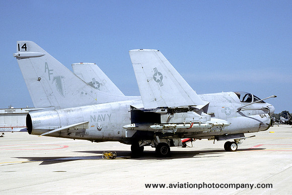 US Navy VA-205 LTV A-7E Corsair 156808/AF-514 (1987)