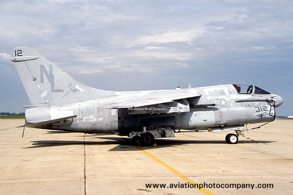 US Navy VA-97 LTV A-7E Corsair 160723/NL-312 (1986)