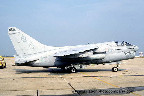 US Navy VA-86 LTV A-7E Corsair 160547/AJ-406 (1987)