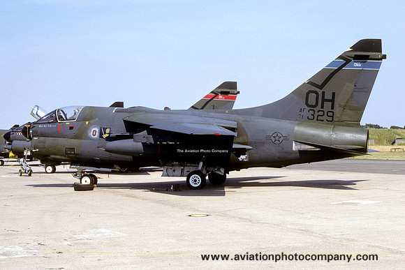USAF Ohio ANG 162 TFS LTV A-7D 71-0329/OH (1987)