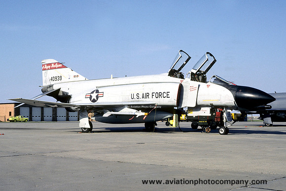 USAF North Dakota ANG 178 FIS McDonnell F-4D Phantom 64-0939 (1988)