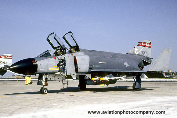 USAF North Dakota ANG 178 FIS McDonnell F-4D Phantom 65-0647 (1988)