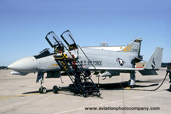 USAF Michigan ANG 171 FIS McDonnell F-4D Phantom 66-7457 (1988)