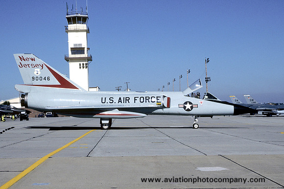 USAF New Jersey ANG 119 FIS Convair F-106A Delta Dart 59-0046 (1986)