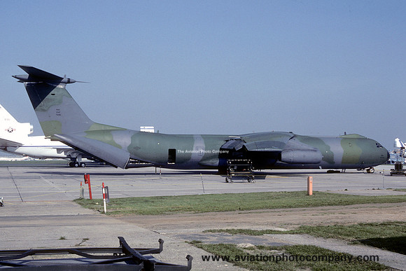 USAF 63 MAW Lockheed C-141B Starlifter 67-0019 at Rhein Main (1984)