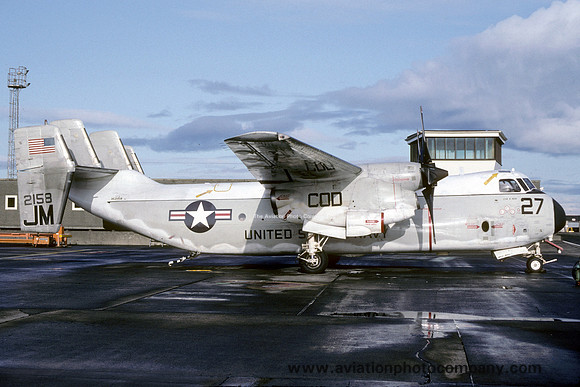 US Navy VR-24 Grumman C-2A Greyhound 162158/JM-27 (1988)