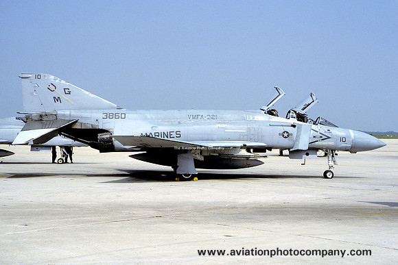 US Marines VMFA-321 McDonnell F-4S Phantom 153860/MG-10 (1986)