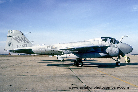 US Marines VMA(AW)-224 Grumman A-6E Intruder 152923/WK-501 (1989)