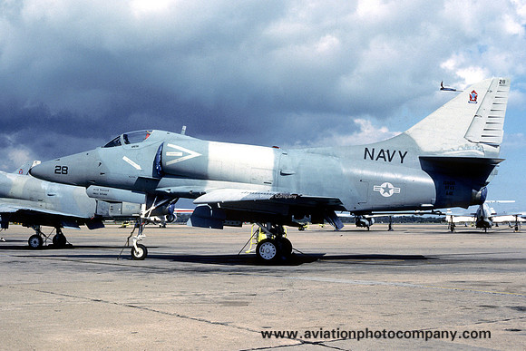 US Navy VF-43 Douglas A-4E Skyhawk 150001/28 (1988)