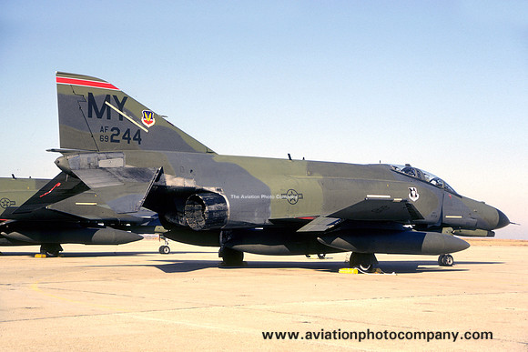 USAF 347 TFW 68 TFS McDonnell F-4E Phantom 69-0244/MY (1986)