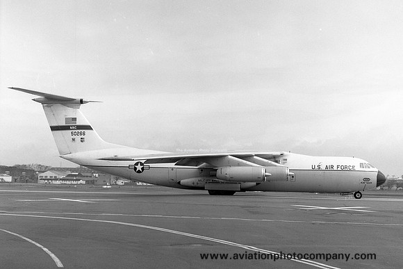 USAF 436 MAW Lockheed C-141A Starlifter 65-0266 at Prestwick