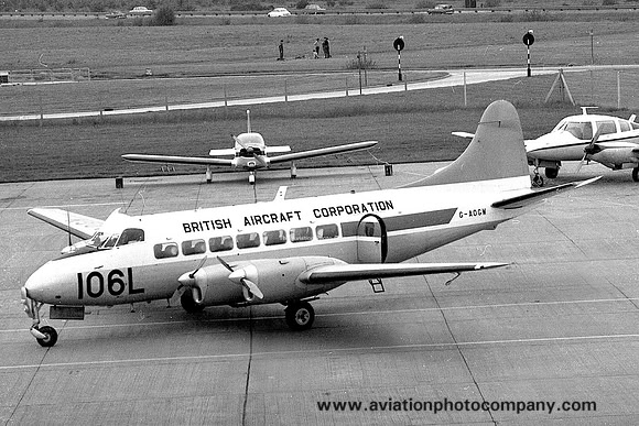 British Aircraft Corporation De Havilland Heron 2E G-AOGW (1967)