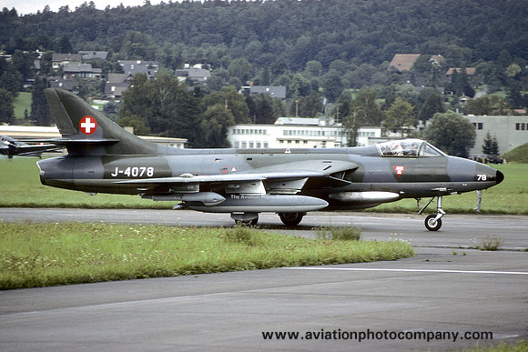 Swiss Air Force Hawker Hunter F.58 J-4078 (1986)