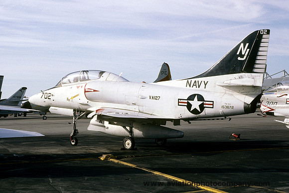 US Navy VA-127 Douglas TA-4J Skyhawk 153672/NJ-702 (1979)