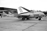 Royal Navy Lossiemouth Station Flight De Havilland Sea Vampire T.22 XA157 (1960)