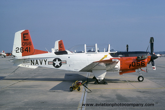 US Navy TAW-5 Beech T-34C Mentor 162641/E-056 (1984)