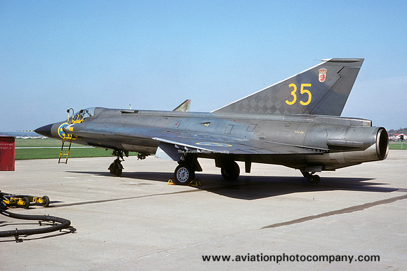 Swedish Air Force SAAB Draken J-35E 35480/35 (1977)