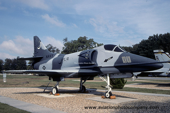 US Navy VFC-12 Douglas A-4E Skyhawk 151186/00 displayed at NAS Oceana (2000)