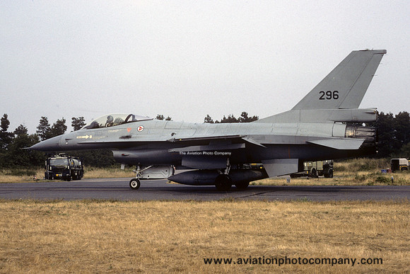 Norwegian Air Force General Dynamics F-16A Fighting Falcon 296 (1983)