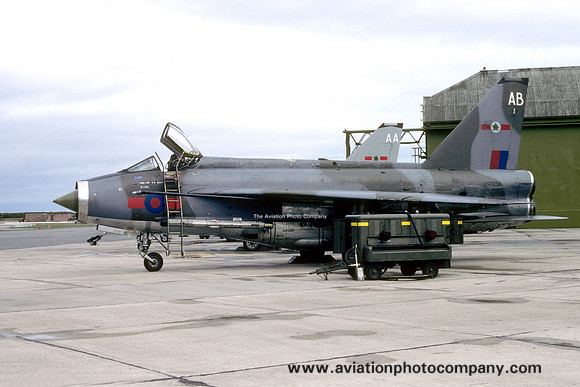 RAF 5 Squadron English Electric Lightning F.6 XS921/AB (1983)