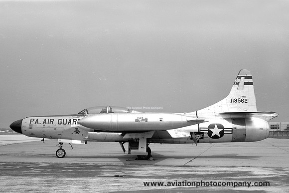 USAF Pennsylvania ANG 103 FIS Lockheed F-94C Starfire 51-13562 (1959)