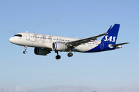 SAS Airbus A320-251N EI-SCB at Manchester (2024)