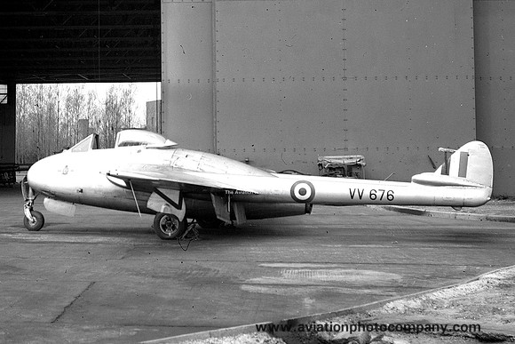 RAF 54 Squadron De Havilland Vampire FB.5 VV676