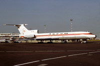 Tarom Tupolev Tu-154B2 YR-TPG at Newcastle (1979)
