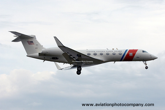 US Coast Guard Gulfstream C-37A 01 at Washington National (2013)