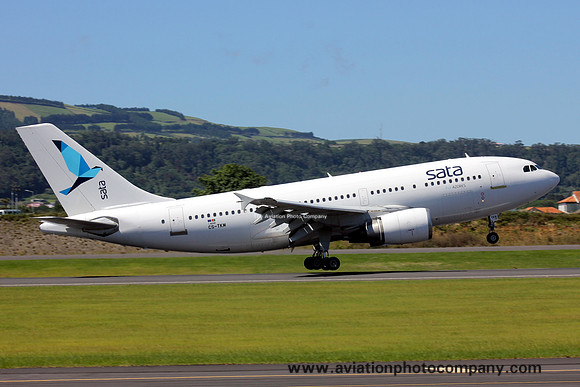 SATA Airbus A310-300 CS-TKM at Lajes (2014)