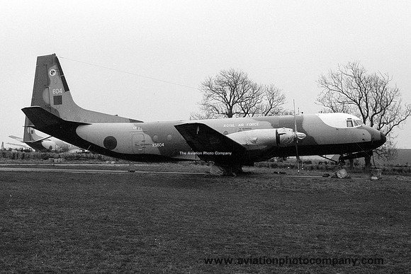RAF 46 Squadron Avro Andover C.1 XS604 stored at RAF Kemble