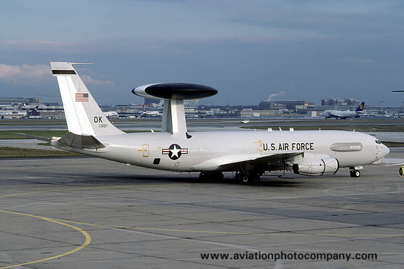 USAF 552 ACW Boeing E-3C Sentry 80-0137/OK at Rhein Main AB (1998)