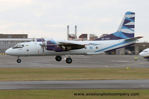 Vulkan Air Antonov An-26B UR-CQV at Prestwick (2025)