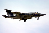 RAF 15 Squadron Blackburn Buccaneer S.2 XX889/Y with US deployment 'zaps' (1976)