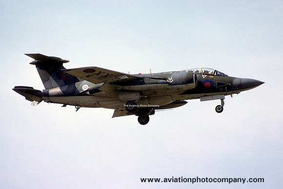 RAF 15 Squadron Blackburn Buccaneer S.2 XX889/Y with US deployment 'zaps' (1976)