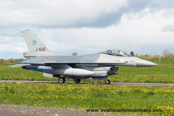 Dutch Air Force 313 Squadron GD F-16AM J-635 at NATO Tiger Meet 2012 Orland