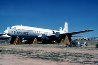 USAF Douglas C-118A Liftmaster 53-3268 at MASDC Davis Monthan (1980)