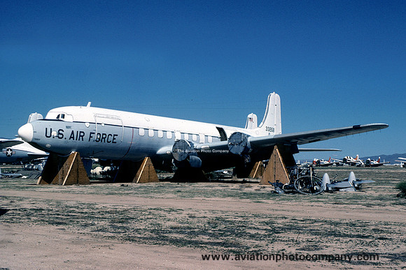 USAF Douglas C-118A Liftmaster 53-3268 at MASDC Davis Monthan (1980)