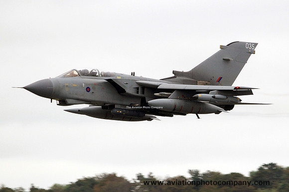 RAF Panavia Tornado GR.4 ZA542/035 at Prestwick (2013)
