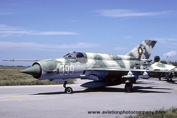 Bulgarian Air Force Mikoyan MiG-21bis 399 (20050
