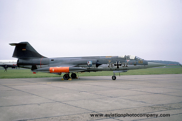 German Air Force JBG36 Lockheed F-104G Starfighter 26=32 (1971)