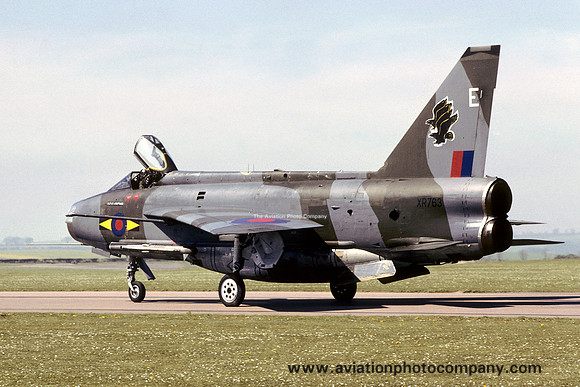 RAF 11 Squadron English Electric Lightning F.6 XR763/E (1980)