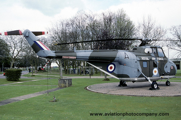 RAF Westland Whirlwind HAR.10 XR453 displayed at RAF Odiham (1999)
