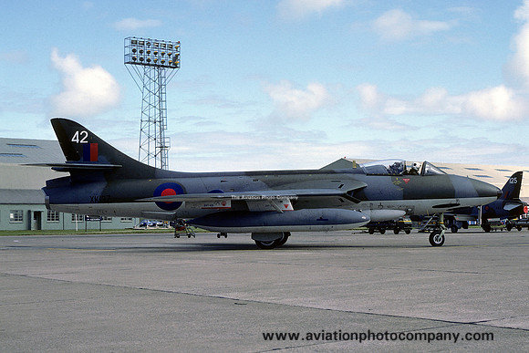 RAF 1 TWU Hawker Hunter FGA.9 XK137/42 (1978)