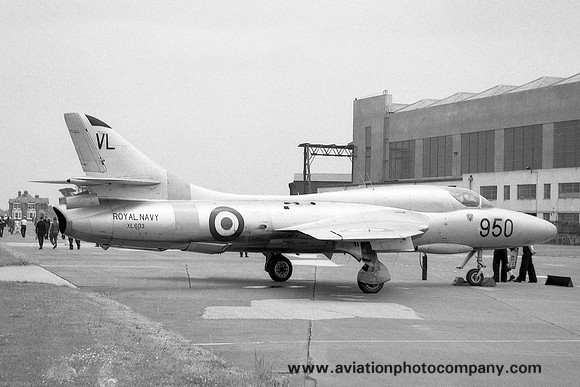 Royal Navy Yeovilton Station Flight Hawker Hunter T.8 XL603/VL950