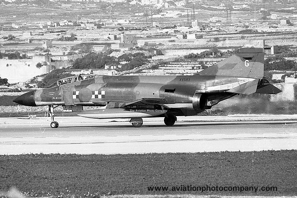 RAF 43 Squadron McDonnell F-4K Phantom FG.1 XV583/G at RAF Luqa