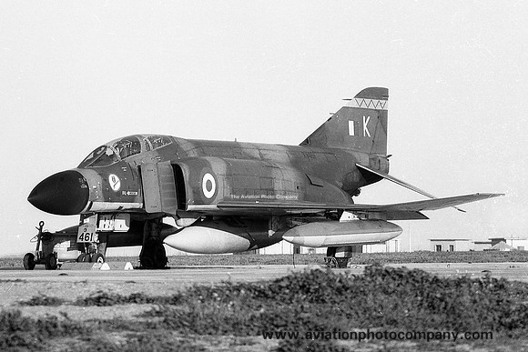 RAF 6 Squadron McDonnell F-4M Phantom FGR.2 XV461/K at RAF Luqa