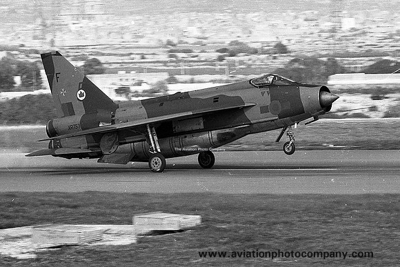 RAF 5 Squadron English Electric Lightning F.6 XR753/F at RAF Luqa