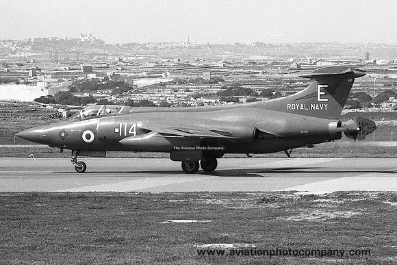 Royal Navy 800 Squadron Blackburn Buccaneer S.2 XV361/E114 at RAF Luqa