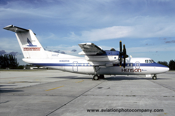 Henson Airlines/Piedmont Regional Airlines DHC-7-102 N902HA (1985)